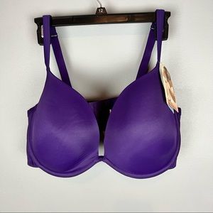 Lane Bryant Cacique Sensual Bra 44DD Underwire Convertible Purple